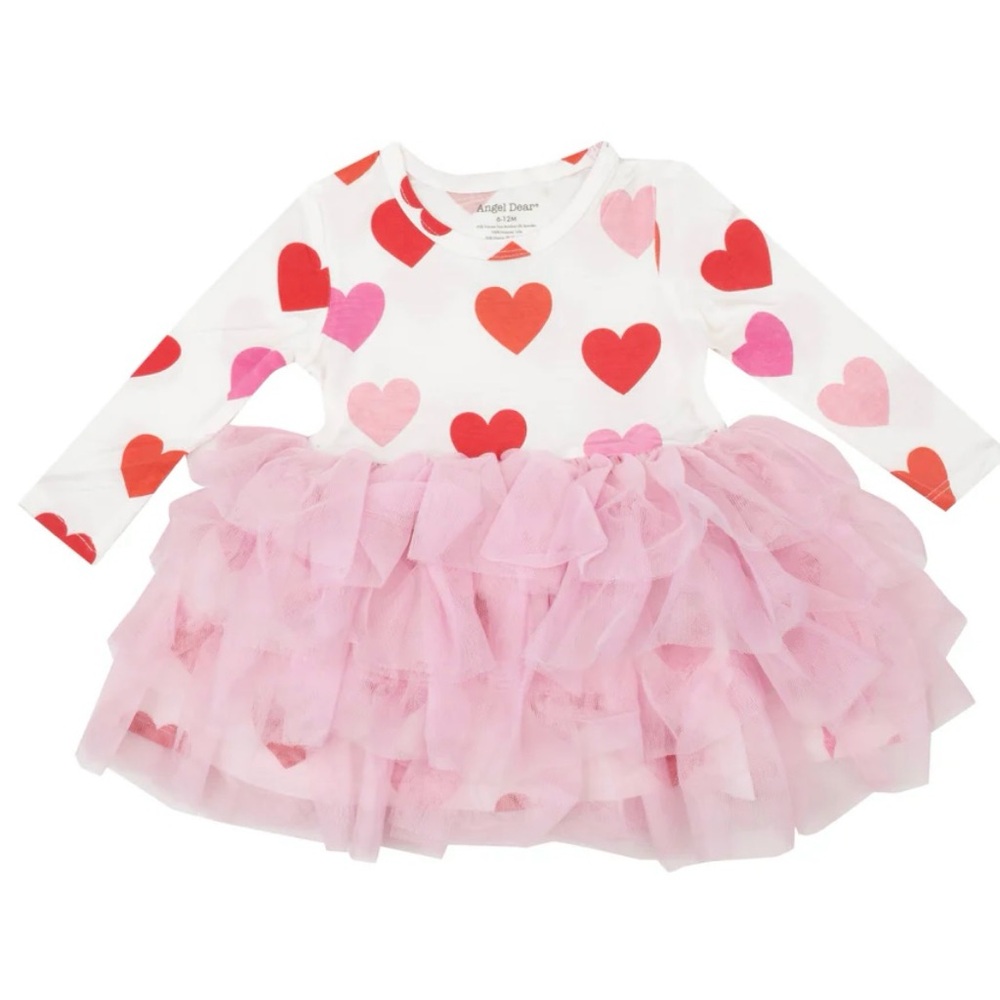 Angel Dear Twirly Tutu Heart Dress 4T